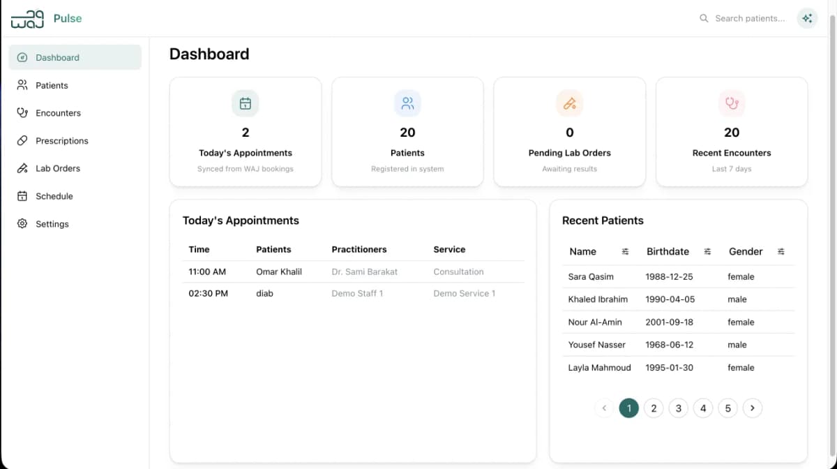 Dashboard & Interface