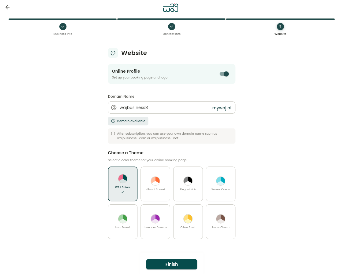 website theme