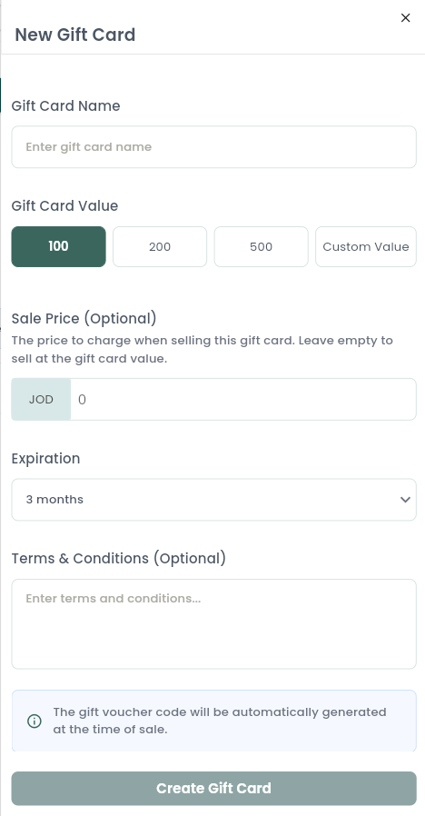 gift cards